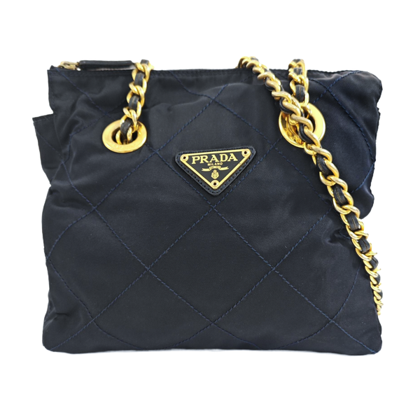 Re-Edition 1995 Chaîne Quilted Nylon Blue