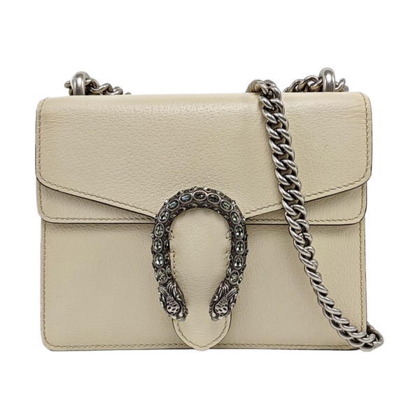 Dionysus Mini Calfskin White