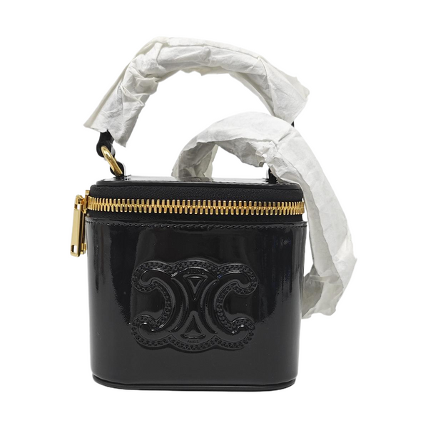 TRIOMPHE Mini Patent Leather Black
