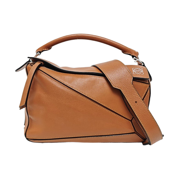 Puzzle Small Calfskin Brown