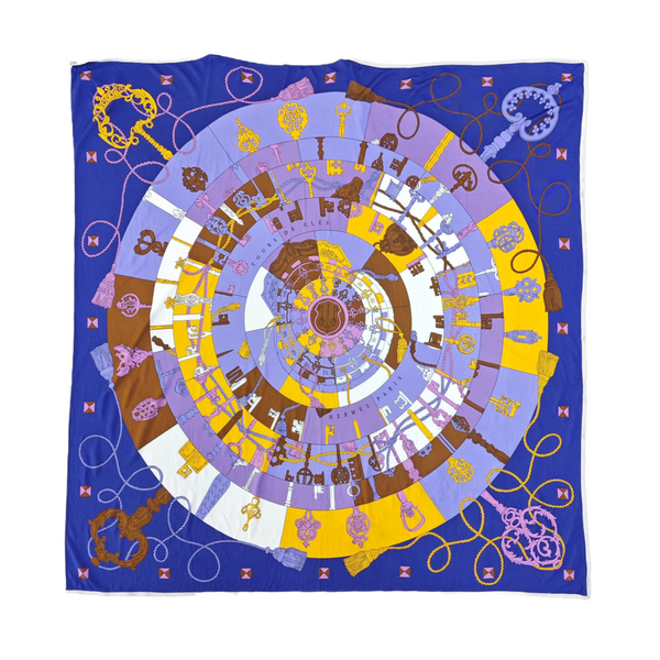 Mulberry Silk Silk Scarf Multicolor