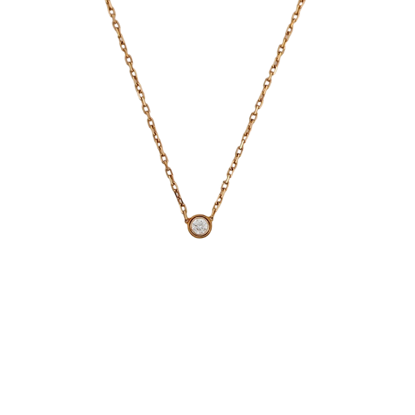 CARTIER D'AMOUR 18k Rose Gold Necklace