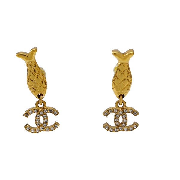 Metal Gold Stud Earrings