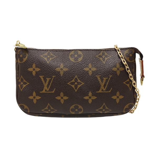 ACCESSOIRES MM Monogram Coated Canvas Brown