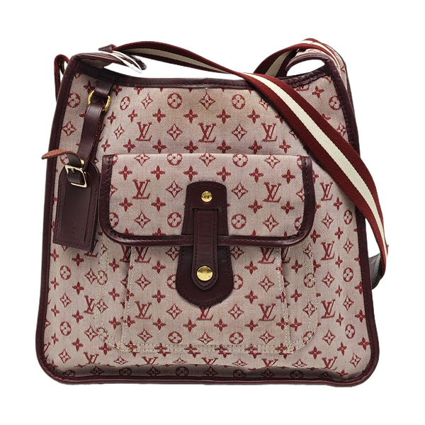 MARY KATE Monogram Canvas Red