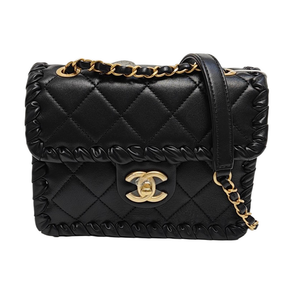 Quilted Lambskin Black