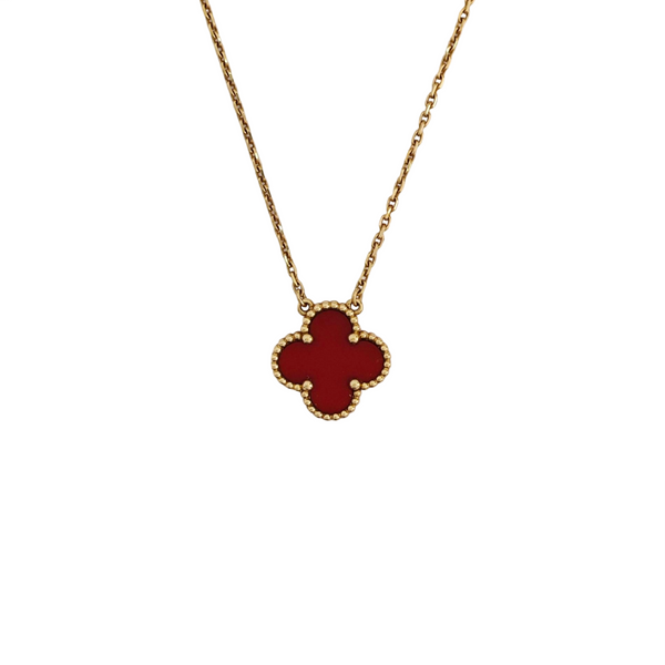 Vintage Alhambra 18k Gold Necklace