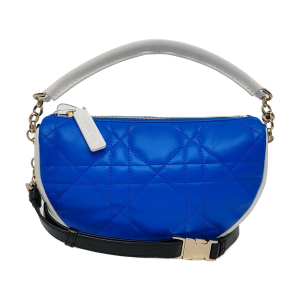 Vibe Small Cannage Lambskin Blue