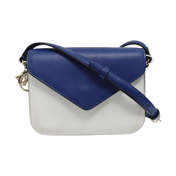 Calfskin Shoulder Bag Blue
