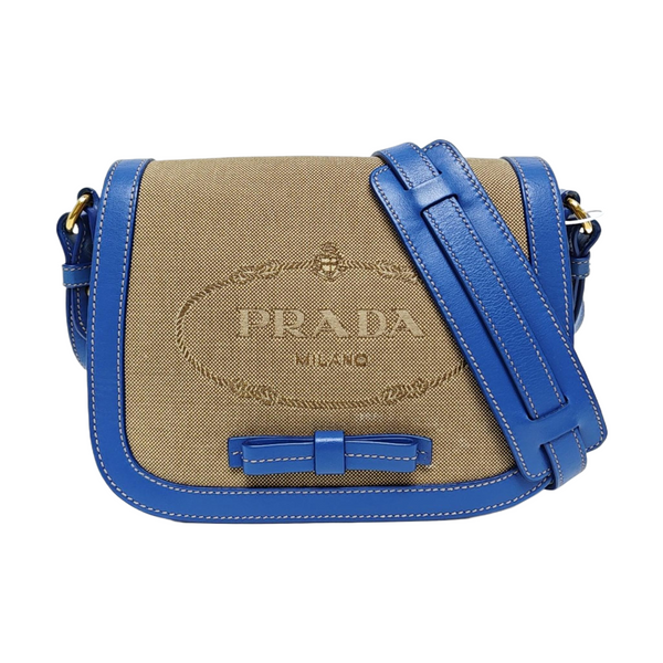 Canvas Shoulder Bag Beige