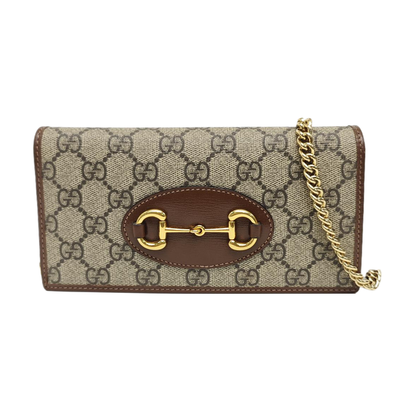Horsebit 1955 WOC Monogram Coated Canvas Beige