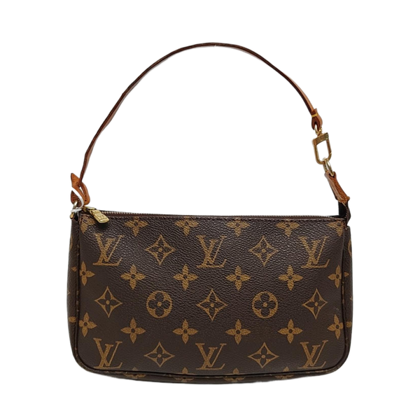 ACCESSOIRES Monogram Coated Canvas Brown