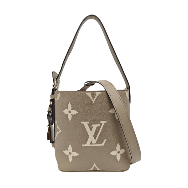 ALL IN BB Monogram Calfskin Gray