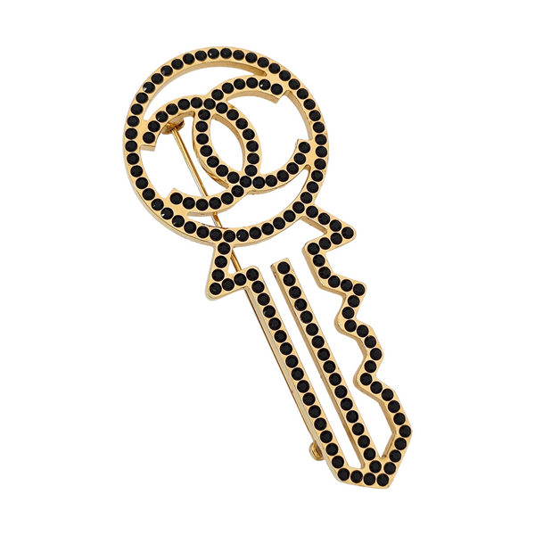 Metal Gold Brooch