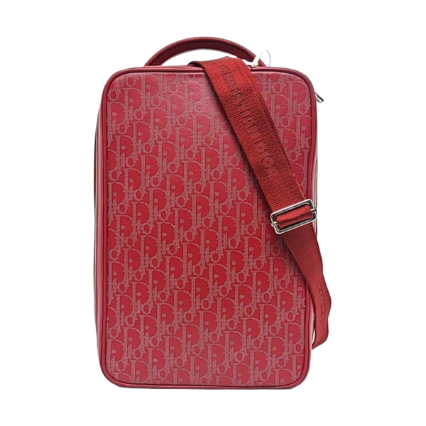 World Tour Large Calfskin Red