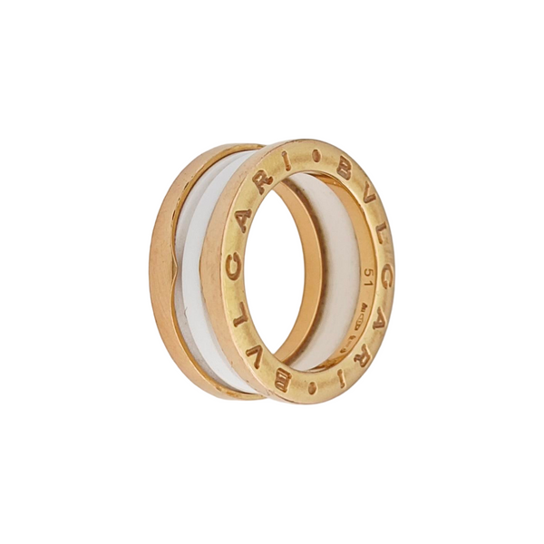 B.ZERO1 18k Rose Gold Ring EU 51