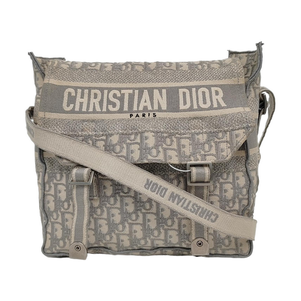 Diorcamp Large Oblique Canvas Gray