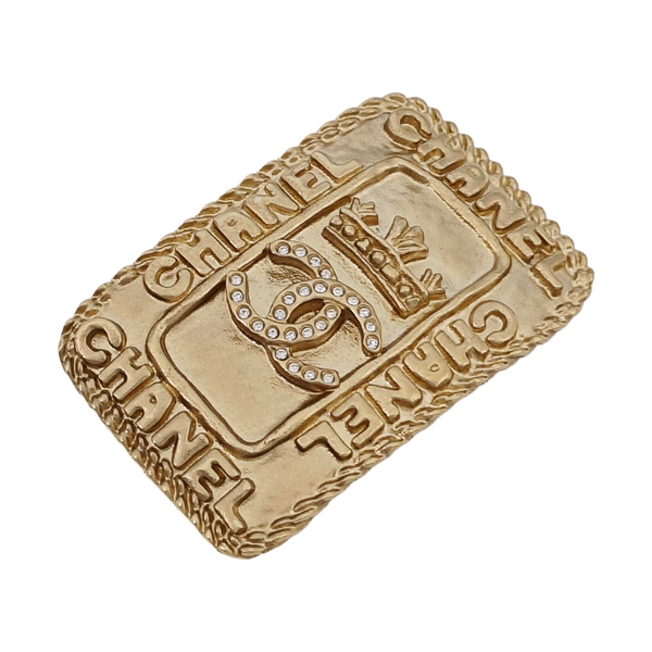 Metal Gold Brooch