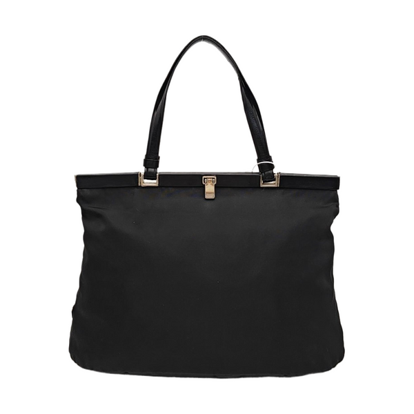 Nylon Tote Bag Black