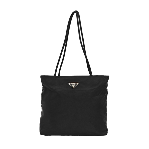 Nylon Shoulder Bag Black