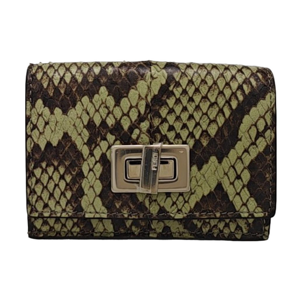 Python Wallet Green