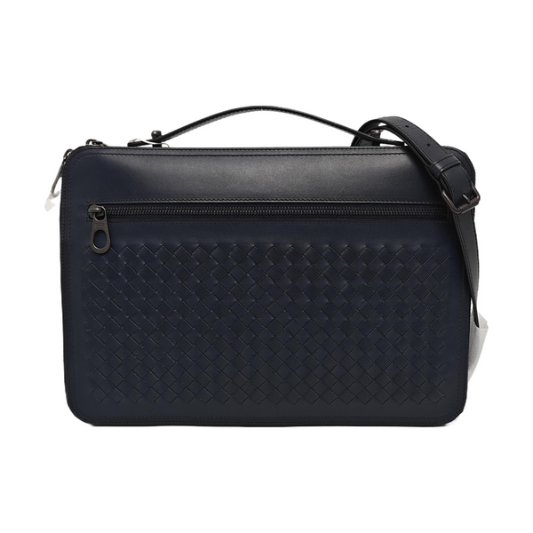 Calfskin Shoulder Bag Blue