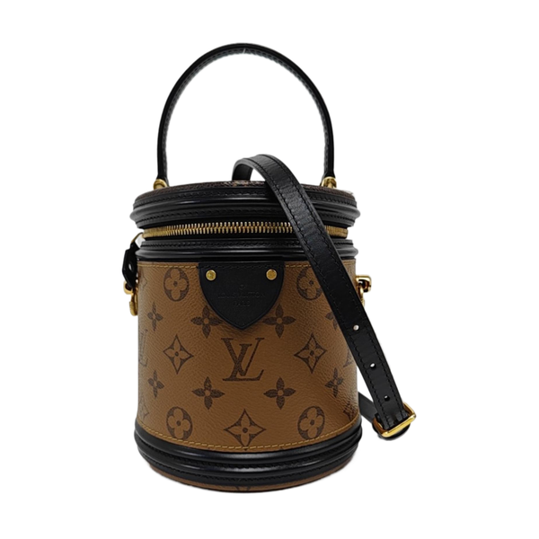 CANNES PM Monogram Coated Canvas Brown