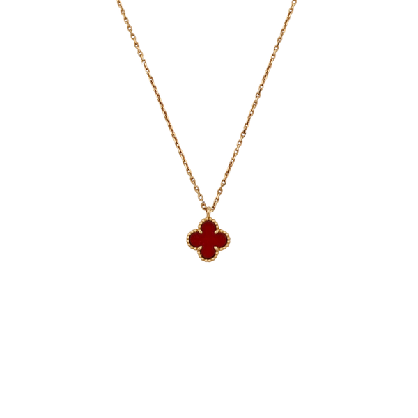 Sweet Alhambra 18k Rose Gold Necklace