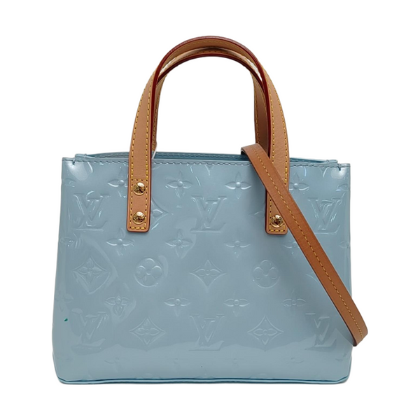 READE PM Monogram Patent Leather Blue