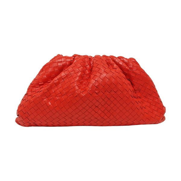 The Pouch Large Lambskin Red