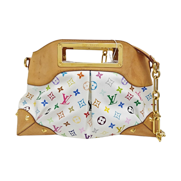 LV × TM JUDY MM Monogram Coated Canvas White
