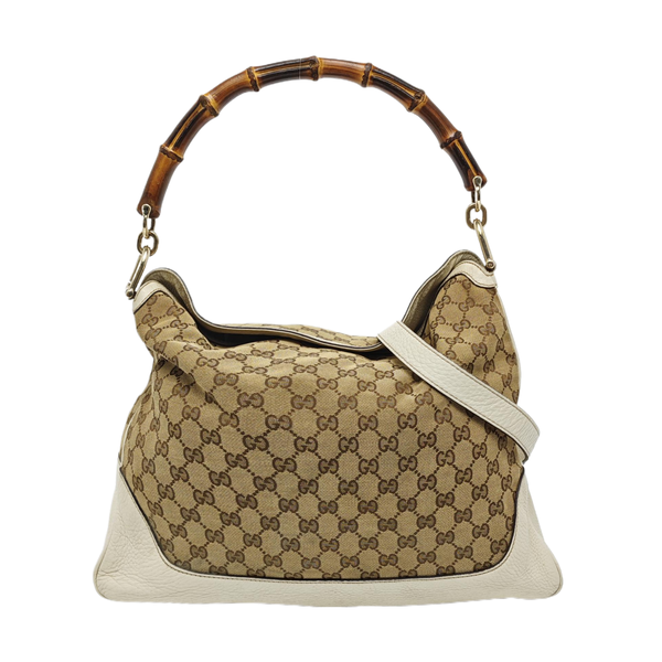 Authenticated pre-owned Bamboo 1947 Monogram Canvas Brown - Shoulder Bag at Looply