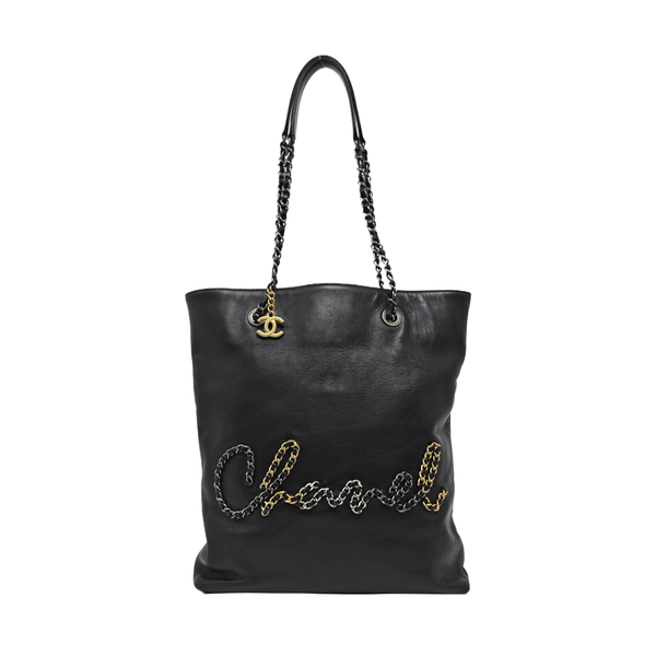 Calfskin Tote Bag Black
