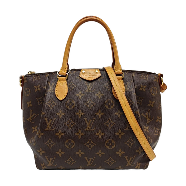 TURENNE Monogram Coated Canvas Brown