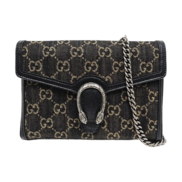 Dionysus Mini Monogram Denim Black