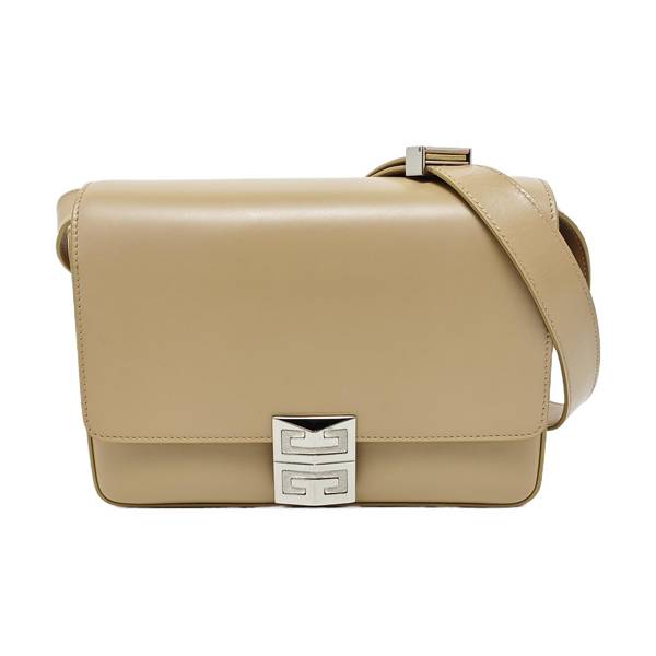 Calfskin Shoulder Bag Medium Beige