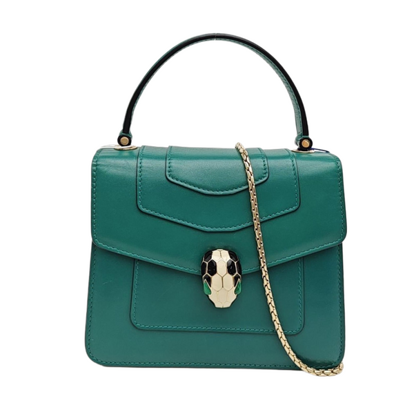 SERPENTI FOREVER Calfskin Green