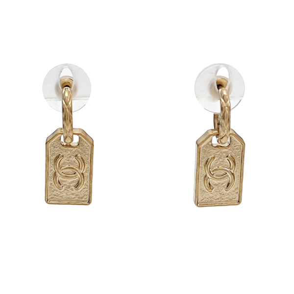 Metal Gold Stud Earrings