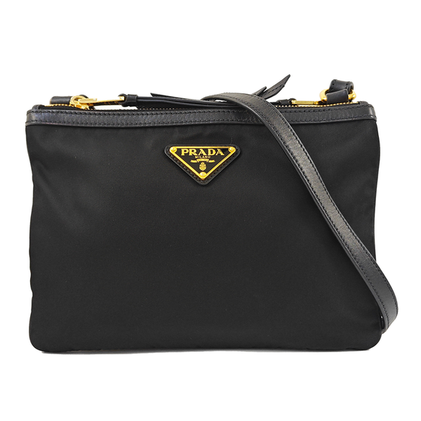 Fabric Shoulder Bag Small Black