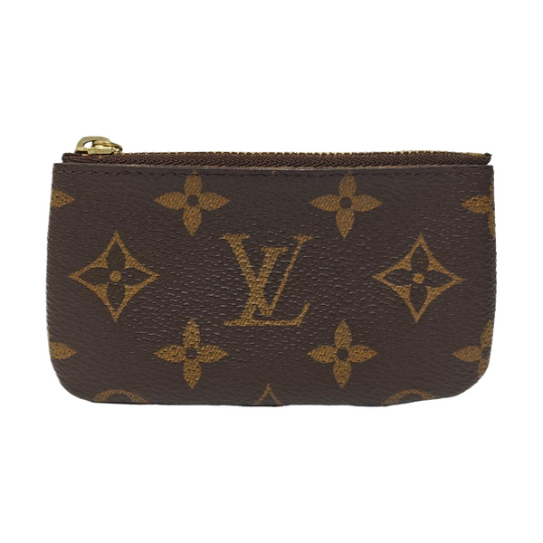Monogram Coated Canvas Card Holder Brown