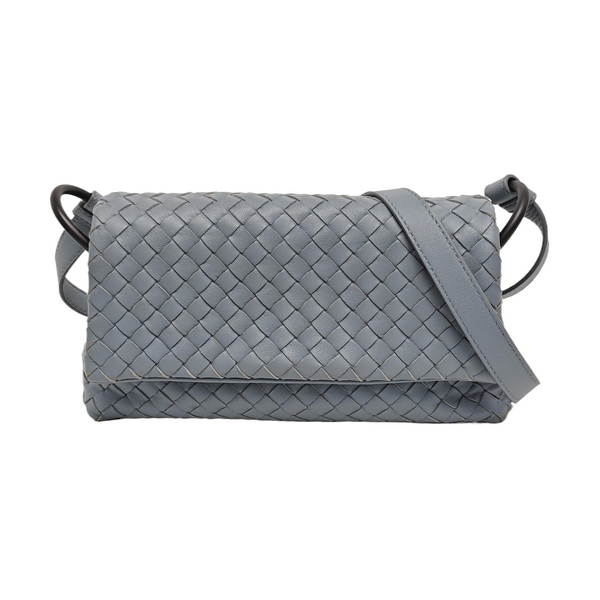 Lambskin Crossbody Bag Blue