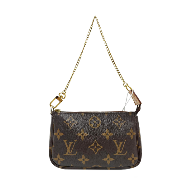 ACCESSOIRES Mini Monogram Coated Canvas Brown