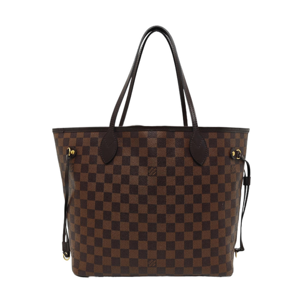 NEVERFULL MM Damier Ebene Coated Canvas Brown