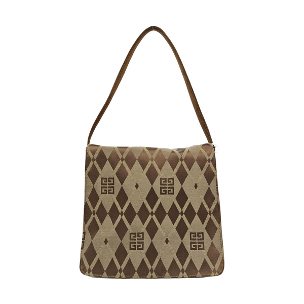 Canvas Shoulder Bag Brown