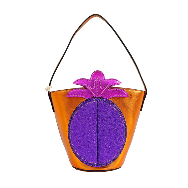 Children’s GG Bucket Calfskin Orange