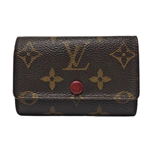 Monogram Coated Canvas Brown Key Pouch