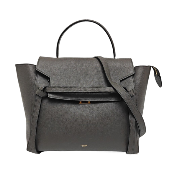 BELT Mini Calfskin Gray