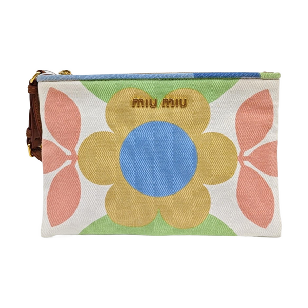 Canvas Top Handle Bag Multicolor