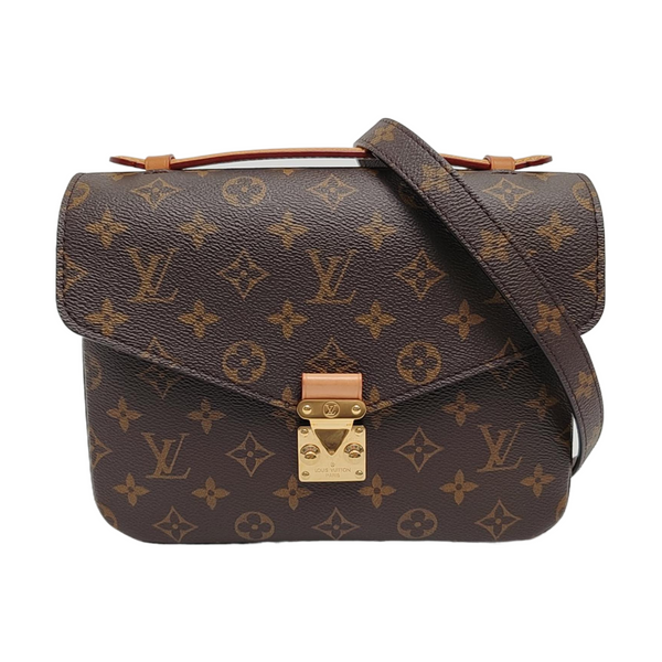 MÉTIS MM Monogram Coated Canvas Brown