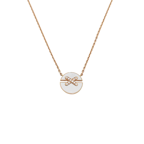 Jeux De Liens 18k Rose Gold Necklace
